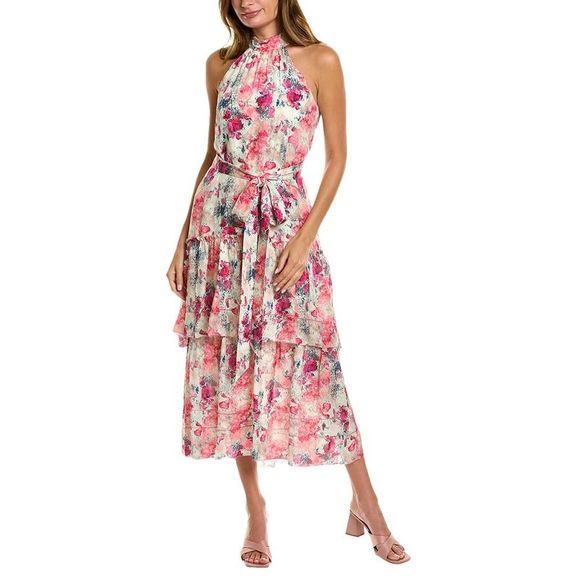 Marchesa Notte Rosie Midi Dress - Picture 1 of 3